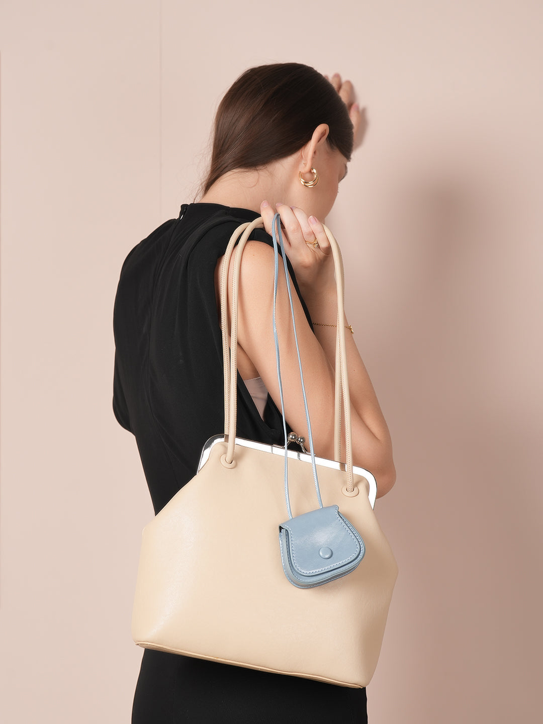 TaraKujo Frame Bag - Apricot Cream image 0
