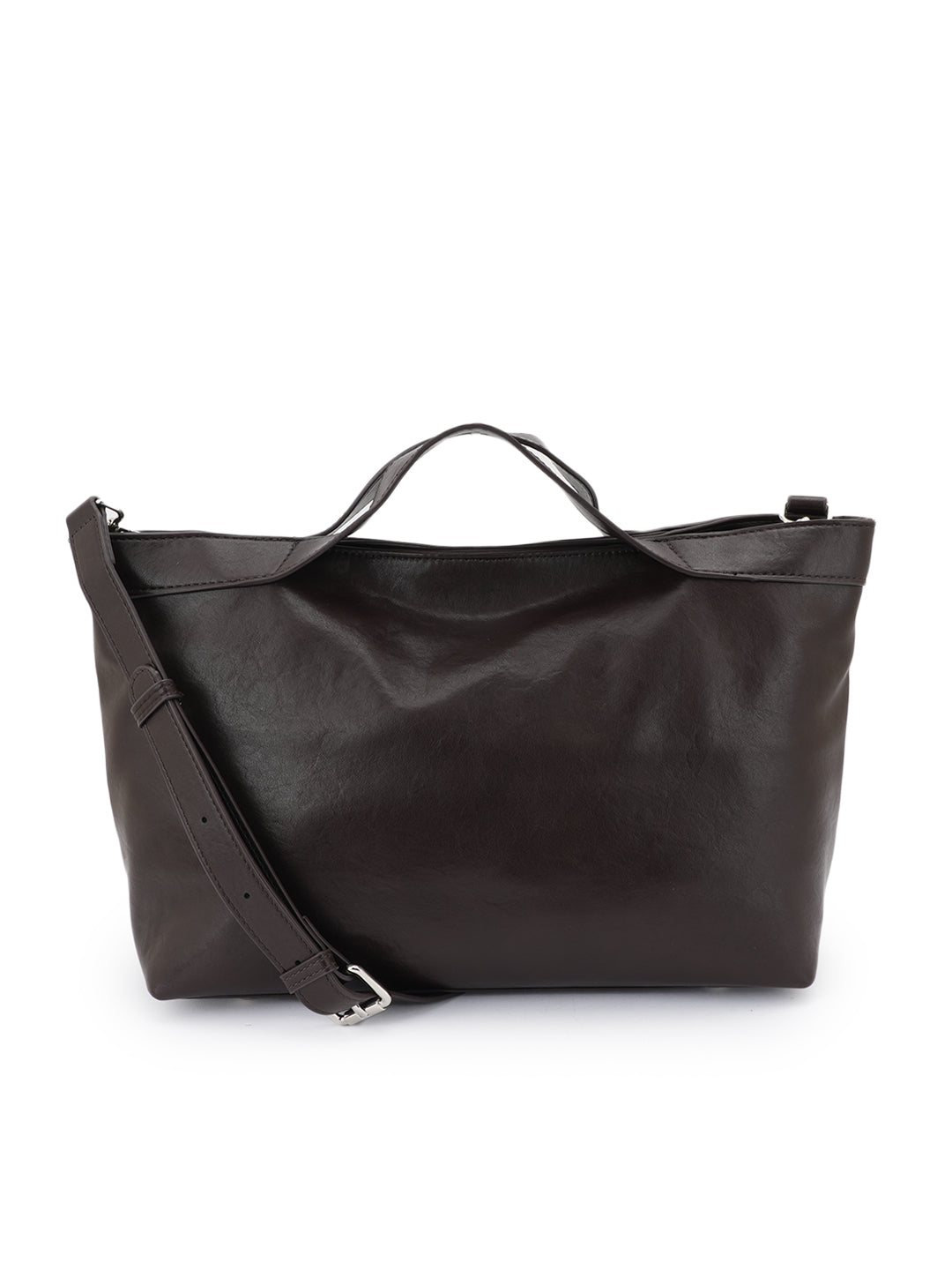 Aarna Top-Handle Bag - Mocha Brown image
