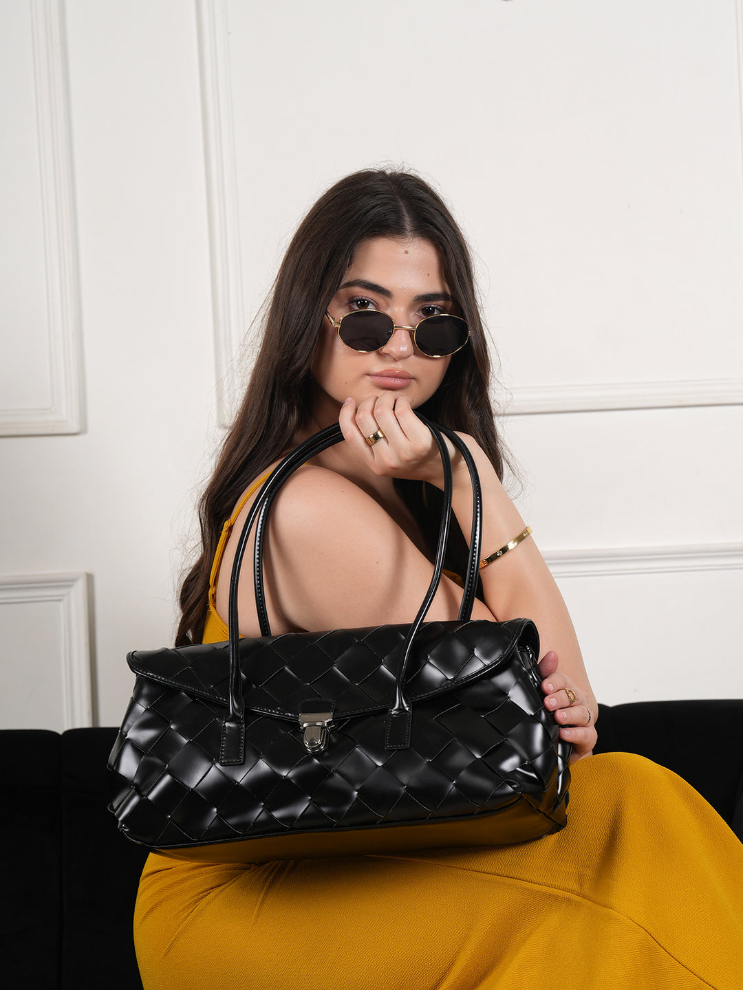 Indira Buckled Shoulder Bag image 6