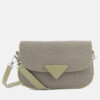 prism flap bag green