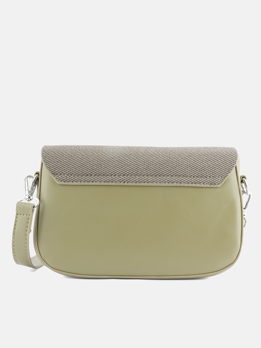 prism flap bag green