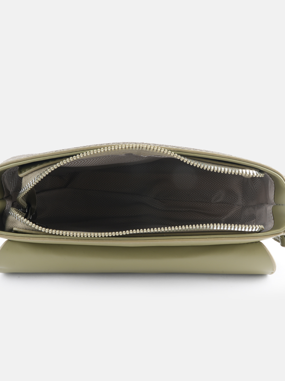 prism flap bag green