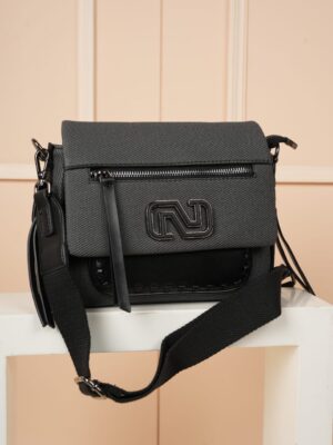 Shop mocha crossbody bag black