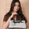 evara top handle bag sea green evara top handle bag sea green